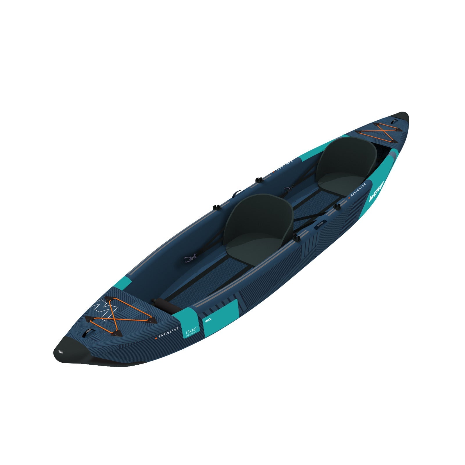 Navigator Plus | Inflatable Kayak | Drop - Stitch | 2 - Seater - Wave Sups EU
