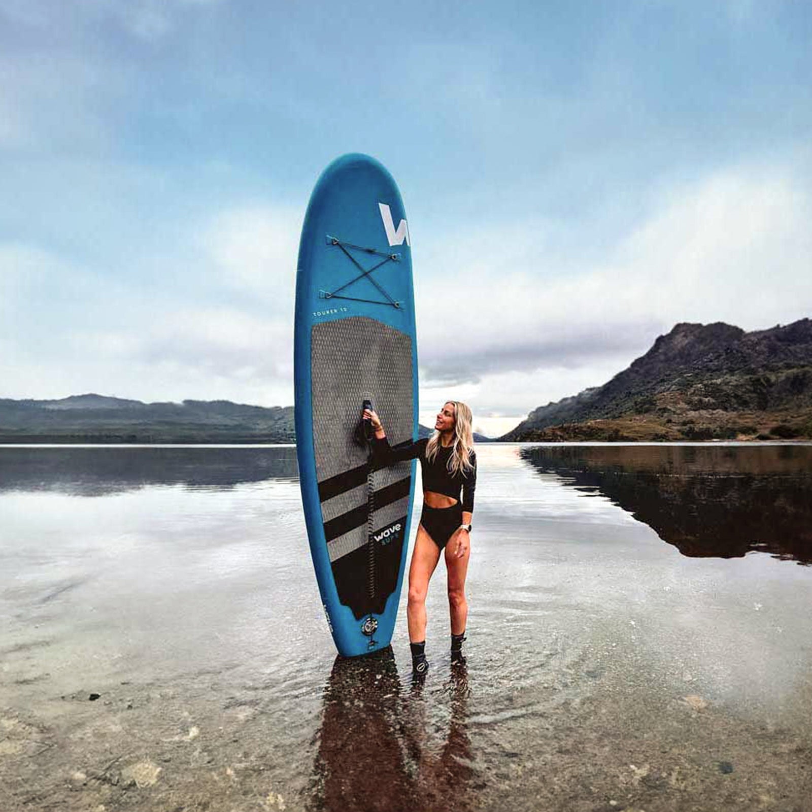 Tourer SUP | Inflatable Stand - Up Paddleboard | 10/11ft | Aqua - Wave Sups EU
