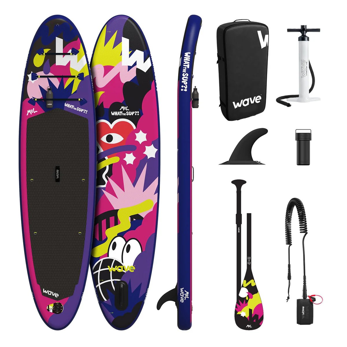 What The SUP?! | Inflatable Stand - Up Paddleboard | MUL Limited Edition | 10'9 - Wave Sups EU