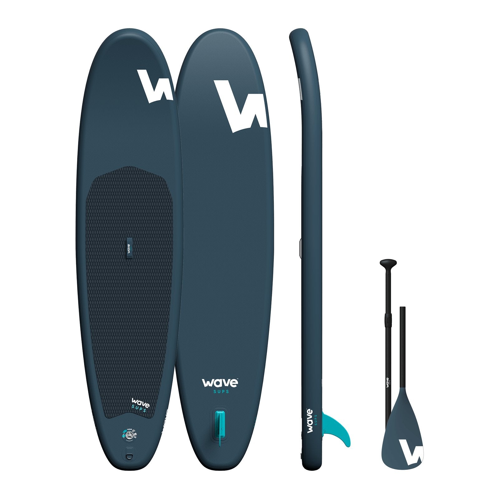 Cruiser SUP | Inflatable Stand-Up Paddleboard | 10/11 ft | Navy - Wave Sups EU
