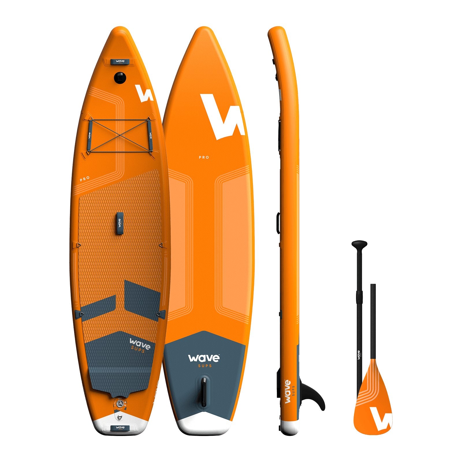Pro SUP | Inflatable Stand-Up Paddleboard | 10/11ft | Orange - Wave Sups EU