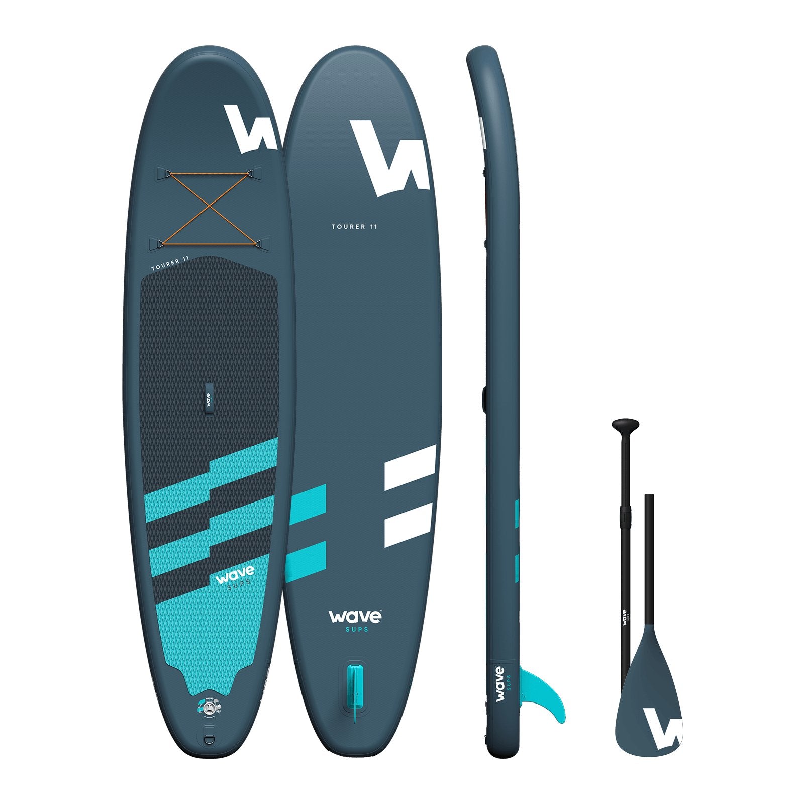 Tourer SUP | Inflatable Stand-Up Paddleboard | 10/11ft | Navy - Wave Sups EU