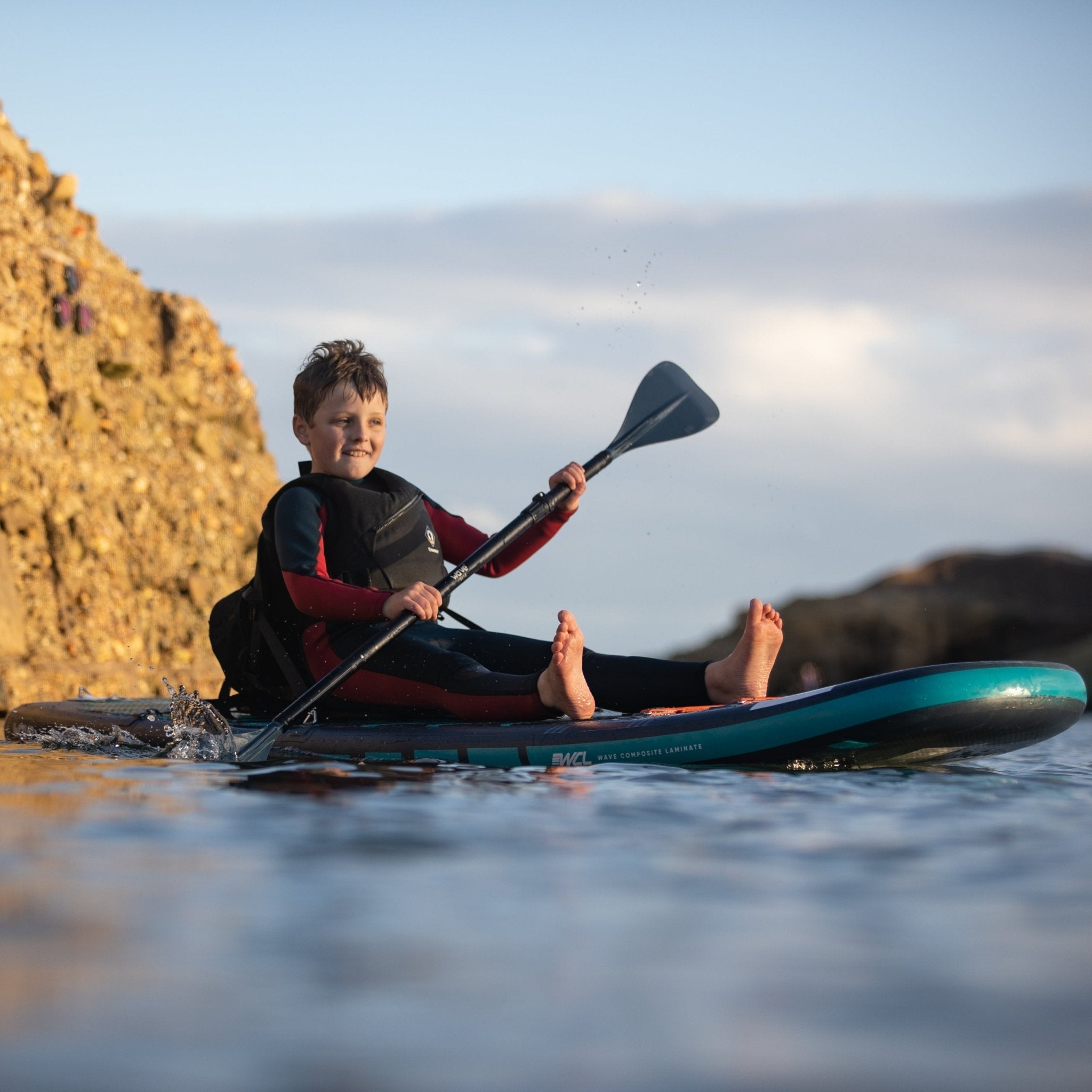 Wildcat SUP & Kayak | Inflatable Stand-Up Paddleboard | 8.6ft | Navy - Wave Sups EU